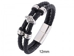 HY Wholesale Leather Jewelry Popular Leather Bracelets-HY0010B1028