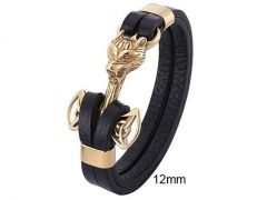 HY Wholesale Leather Jewelry Popular Leather Bracelets-HY0010B0793
