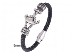 HY Wholesale Leather Jewelry Popular Leather Bracelets-HY0010B0652