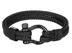 HY Wholesale Leather Jewelry Popular Leather Bracelets-HY0117B054