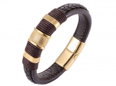 HY Wholesale Leather Jewelry Popular Leather Bracelets-HY0117B065
