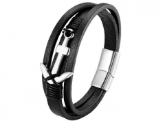 HY Wholesale Leather Jewelry Popular Leather Bracelets-HY0117B096