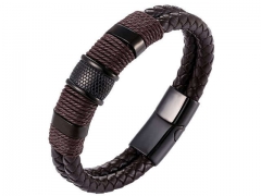 HY Wholesale Leather Jewelry Popular Leather Bracelets-HY0117B002