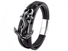 HY Wholesale Leather Jewelry Popular Leather Bracelets-HY0117B158