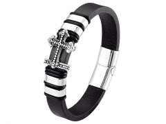HY Wholesale Leather Jewelry Popular Leather Bracelets-HY0117B156