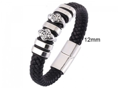 HY Wholesale Leather Jewelry Popular Leather Bracelets-HY0010B1025