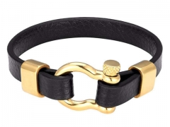HY Wholesale Leather Jewelry Popular Leather Bracelets-HY0117B035