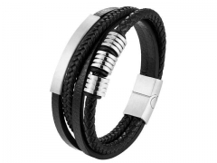 HY Wholesale Leather Jewelry Popular Leather Bracelets-HY0117B012