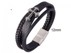 HY Wholesale Leather Jewelry Popular Leather Bracelets-HY0010B0967