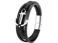 HY Wholesale Leather Jewelry Popular Leather Bracelets-HY0117B094