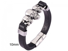 HY Wholesale Leather Jewelry Popular Leather Bracelets-HY0010B0904