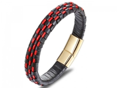 HY Wholesale Leather Jewelry Popular Leather Bracelets-HY0117B173