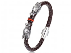 HY Wholesale Leather Jewelry Popular Leather Bracelets-HY0117B073