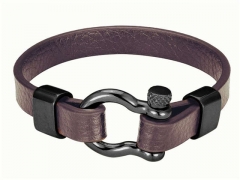 HY Wholesale Leather Jewelry Popular Leather Bracelets-HY0117B036