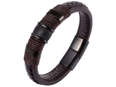 HY Wholesale Leather Jewelry Popular Leather Bracelets-HY0117B061
