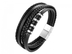 HY Wholesale Leather Jewelry Popular Leather Bracelets-HY0117B028