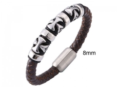 HY Wholesale Leather Jewelry Popular Leather Bracelets-HY0010B1114