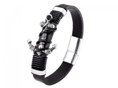 HY Wholesale Leather Jewelry Popular Leather Bracelets-HY0117B141