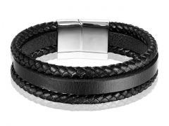HY Wholesale Leather Jewelry Popular Leather Bracelets-HY0117B197