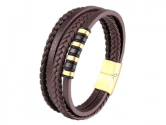 HY Wholesale Leather Jewelry Popular Leather Bracelets-HY0117B032