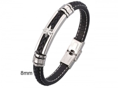 HY Wholesale Leather Jewelry Popular Leather Bracelets-HY0010B0680