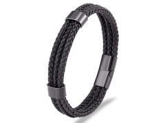 HY Wholesale Leather Jewelry Popular Leather Bracelets-HY0117B048