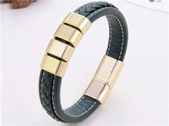 HY Wholesale Leather Jewelry Popular Leather Bracelets-HY0118B655