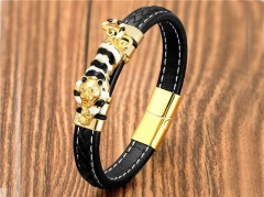 HY Wholesale Leather Jewelry Popular Leather Bracelets-HY0118B014