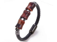HY Wholesale Leather Jewelry Popular Leather Bracelets-HY0118B830