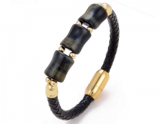 HY Wholesale Leather Jewelry Popular Leather Bracelets-HY0118B829