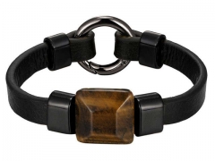 HY Wholesale Leather Jewelry Popular Leather Bracelets-HY0117B348
