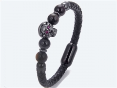 HY Wholesale Leather Jewelry Popular Leather Bracelets-HY0118B511
