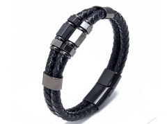 HY Wholesale Leather Jewelry Popular Leather Bracelets-HY0118B102
