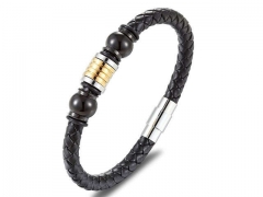 HY Wholesale Leather Jewelry Popular Leather Bracelets-HY0117B247