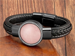 HY Wholesale Leather Jewelry Popular Leather Bracelets-HY0118B806