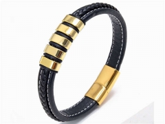 HY Wholesale Leather Jewelry Popular Leather Bracelets-HY0118B486