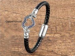 HY Wholesale Leather Jewelry Popular Leather Bracelets-HY0118B172