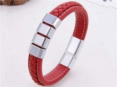 HY Wholesale Leather Jewelry Popular Leather Bracelets-HY0118B659