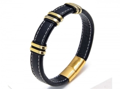 HY Wholesale Leather Jewelry Popular Leather Bracelets-HY0118B673
