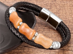 HY Wholesale Leather Jewelry Popular Leather Bracelets-HY0118B517