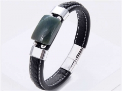HY Wholesale Leather Jewelry Popular Leather Bracelets-HY0118B253