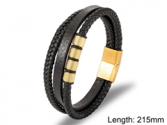 HY Wholesale Leather Jewelry Popular Leather Bracelets-HY0108B086