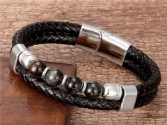 HY Wholesale Leather Jewelry Popular Leather Bracelets-HY0118B865