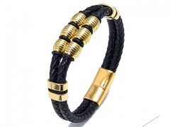 HY Wholesale Leather Jewelry Popular Leather Bracelets-HY0118B021