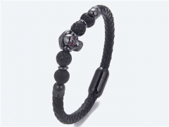 HY Wholesale Leather Jewelry Popular Leather Bracelets-HY0118B514