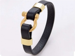 HY Wholesale Leather Jewelry Popular Leather Bracelets-HY0118B886