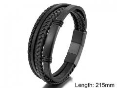 HY Wholesale Leather Jewelry Popular Leather Bracelets-HY0108B030