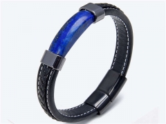 HY Wholesale Leather Jewelry Popular Leather Bracelets-HY0118B408