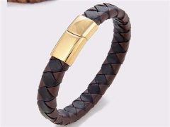 HY Wholesale Leather Jewelry Popular Leather Bracelets-HY0118B549