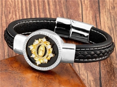 HY Wholesale Leather Jewelry Popular Leather Bracelets-HY0118B783